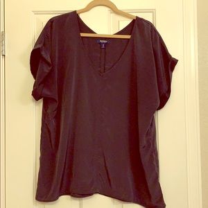 Old Navy Gray Short Sleeve VNeck